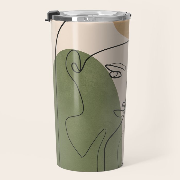 Abstract Faces 2  Travel Mug Gallery Image 3