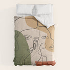 Abstract Faces 2  Comforter Gallery Image 6