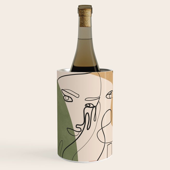 Abstract Faces 2  Wine Chiller Gallery Image 1