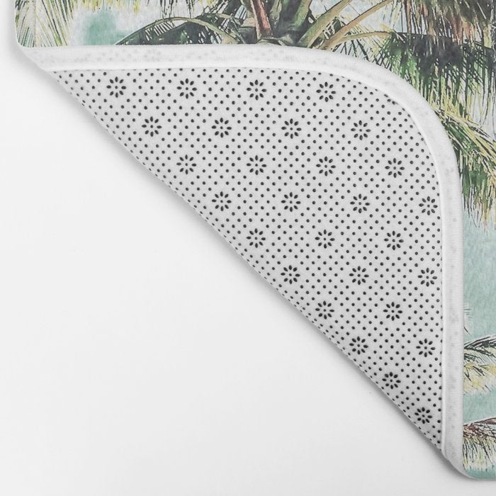 Under the palms Bath Mat Gallery Image 2