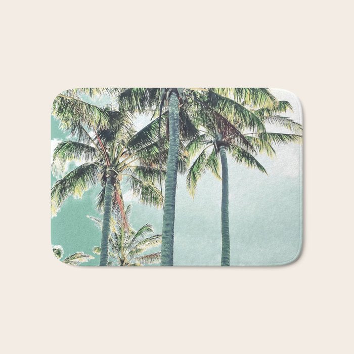 Under the palms Bath Mat Gallery Image 1
