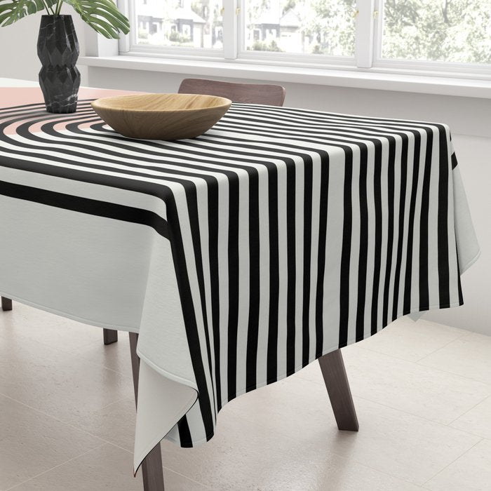 terracotta sun and moon abstract  Tablecloth Gallery Image 3