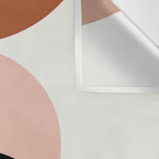 terracotta sun and moon abstract  Wall Tapestry Gallery Image 3