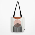 terracotta sun and moon abstract  Tote Bag Gallery Image 2