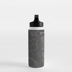 Soccer Ball Patent - Football Art - Black Chalkboard Water Bottle Gallery Image 3