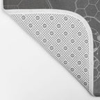 Soccer Ball Patent - Football Art - Black Chalkboard Bath Mat Gallery Image 2