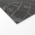 Soccer Ball Patent - Football Art - Black Chalkboard Welcome Mat Gallery Image 2
