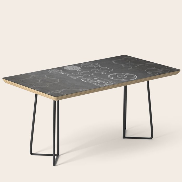 Soccer Ball Patent - Football Art - Black Chalkboard Coffee Table Gallery Image 1