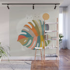 Cat and Plant 71 Wall Mural Gallery Image 1