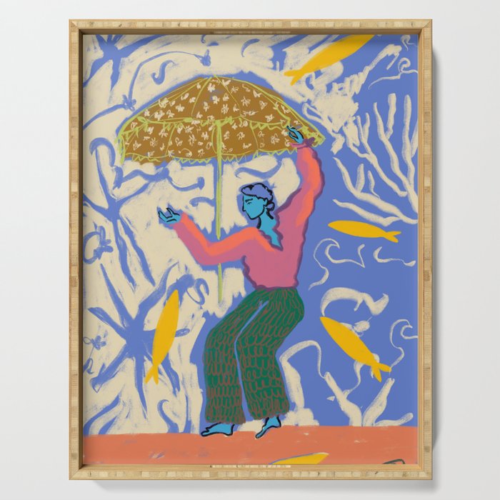 SEA DANCER Serving Tray Gallery Image 1