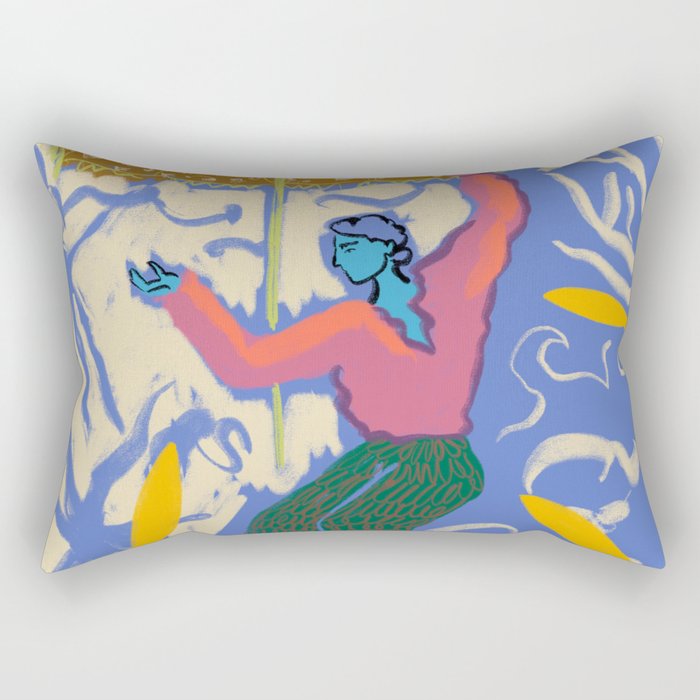 SEA DANCER Rectangular Pillow Gallery Image 2