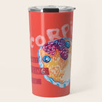 Scorpio Mood in Tomato Red | Zodiac Series Travel Mug Gallery Image 1