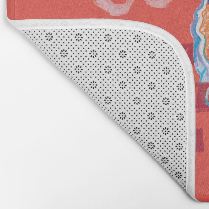 Scorpio Mood in Tomato Red | Zodiac Series Bath Mat Gallery Image 2