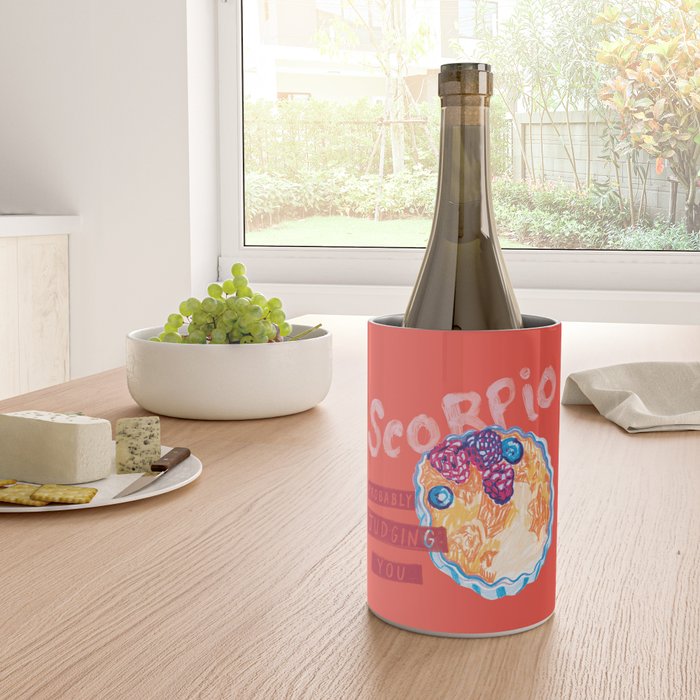 Scorpio Mood in Tomato Red | Zodiac Series Wine Chiller Gallery Image 4