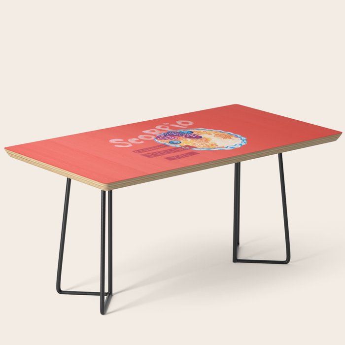 Scorpio Mood in Tomato Red | Zodiac Series Coffee Table Gallery Image 1