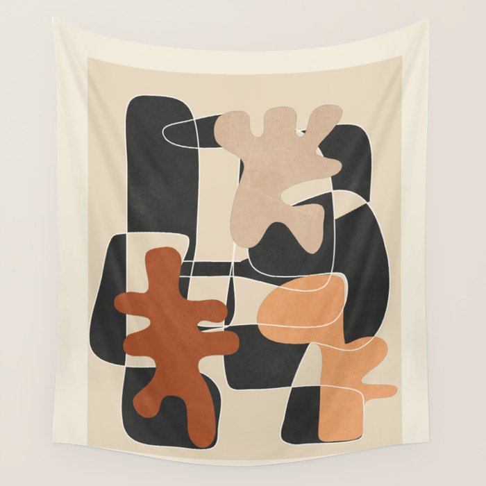 Organic Rhythms 9 Wall Tapestry Gallery Image 4