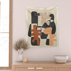 Organic Rhythms 9 Wall Tapestry Gallery Image 2