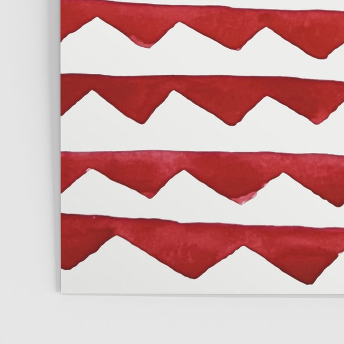 Red Triangle Lines Poster Gallery Image 3