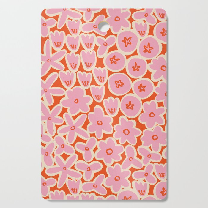 Vibrant Summer Pattern #2 Cutting Board Gallery Image 1