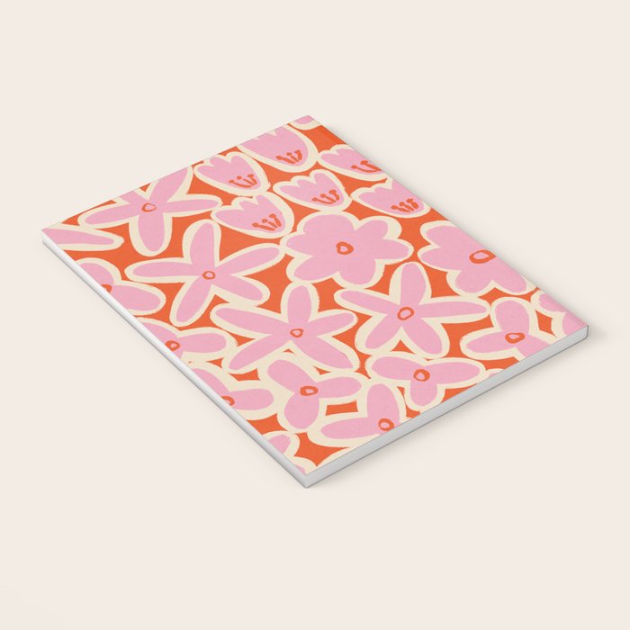 Vibrant Summer Pattern #2 Notebook Gallery Image 3