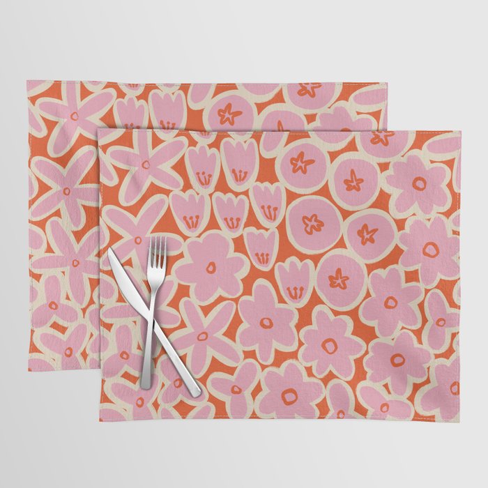 Vibrant Summer Pattern #2 Placemat Gallery Image 1