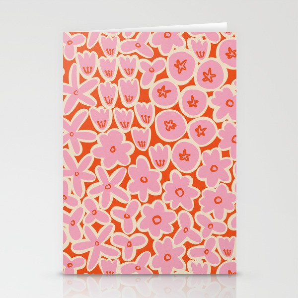 Vibrant Summer Pattern #2 Stationery Card Gallery Image 2