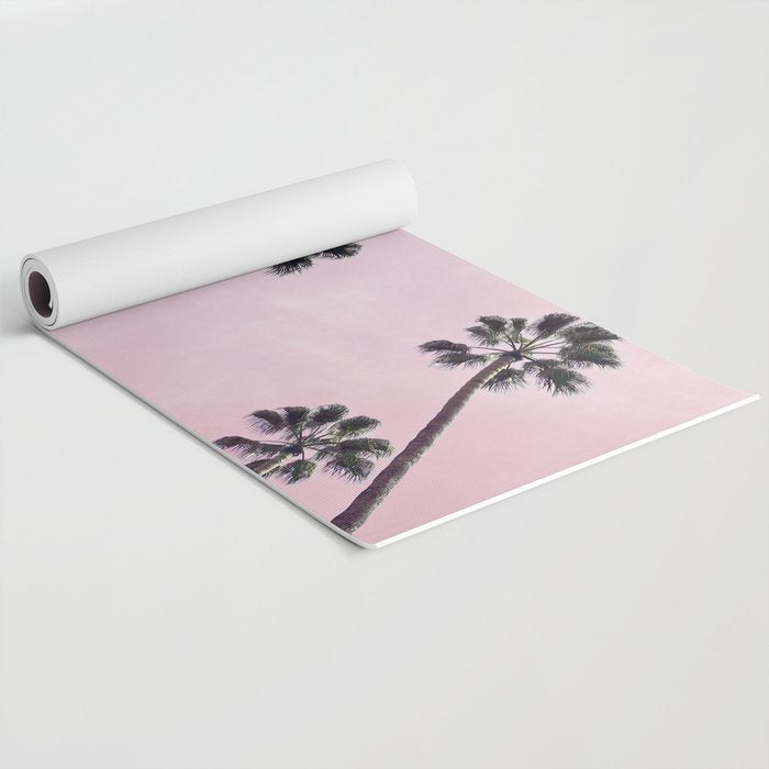 Pink Palms Yoga Mat Gallery Image 2