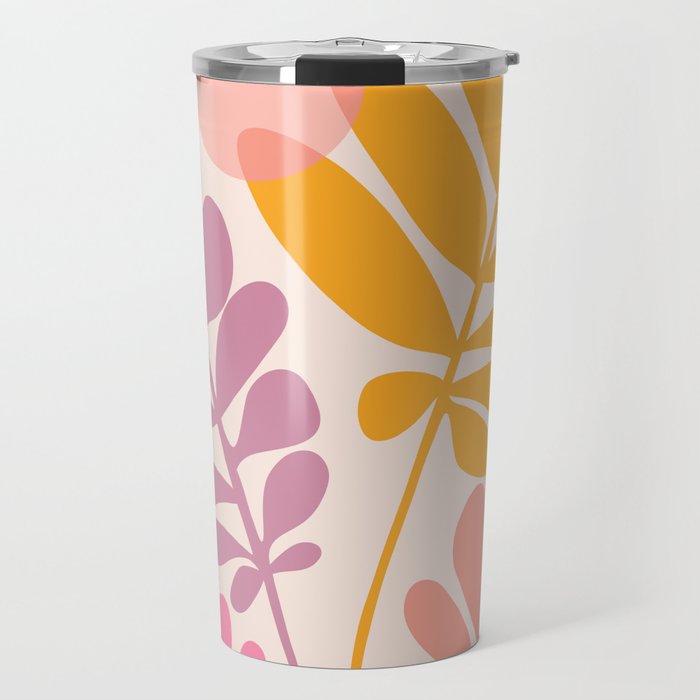 Retro Dancing Garden Travel Mug Gallery Image 1