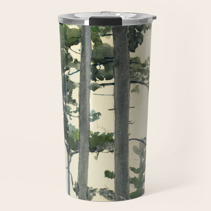 Winslow Homer - Old Settlers,1892 Travel Mug Gallery Image 1
