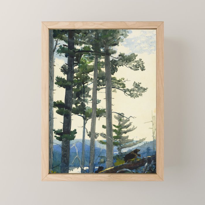 Winslow Homer - Old Settlers,1892 Mini Art Print Gallery Image 1