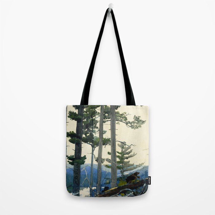 Winslow Homer - Old Settlers,1892 Tote Bag Gallery Image 2