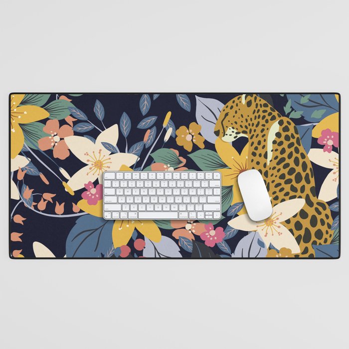 Ziggy Cheetah Prints Desk Mat Gallery Image 1