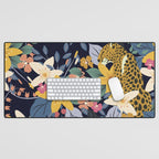 Ziggy Cheetah Prints Desk Mat Gallery Image 1
