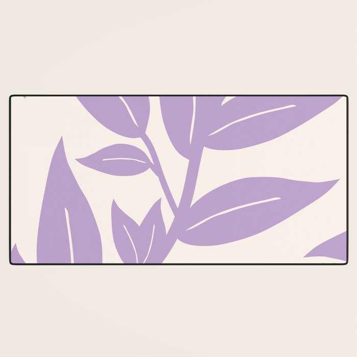 Purple Leaves Botanical Desk Mat Gallery Image 3