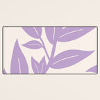 Purple Leaves Botanical Desk Mat Gallery Image 3