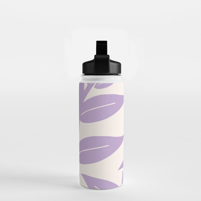 Purple Leaves Botanical Water Bottle Gallery Image 2