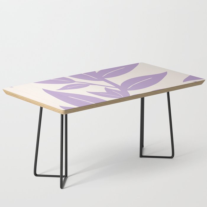 Purple Leaves Botanical Coffee Table Gallery Image 1