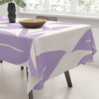 Purple Leaves Botanical Tablecloth Gallery Image 3