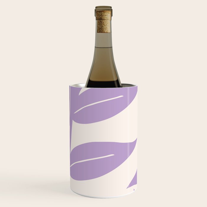 Purple Leaves Botanical Wine Chiller Gallery Image 3