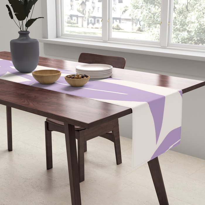 Purple Leaves Botanical Table Runner Gallery Image 2