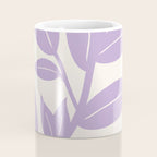 Purple Leaves Botanical Coffee Mug Gallery Image 4