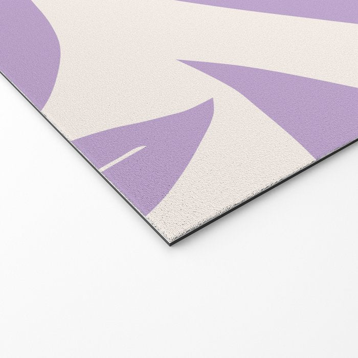 Purple Leaves Botanical Welcome Mat Gallery Image 2