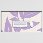 Purple Leaves Botanical Desk Mat Gallery Image 1