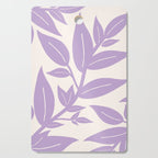 Purple Leaves Botanical Cutting Board Gallery Image 1