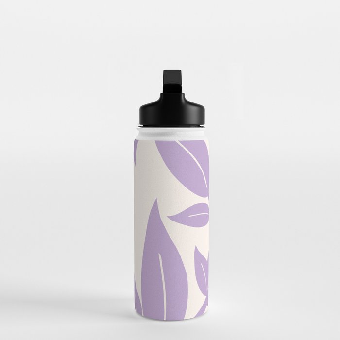 Purple Leaves Botanical Water Bottle Gallery Image 3