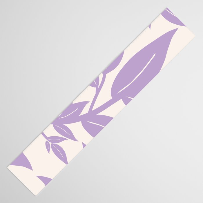 Purple Leaves Botanical Table Runner Gallery Image 3