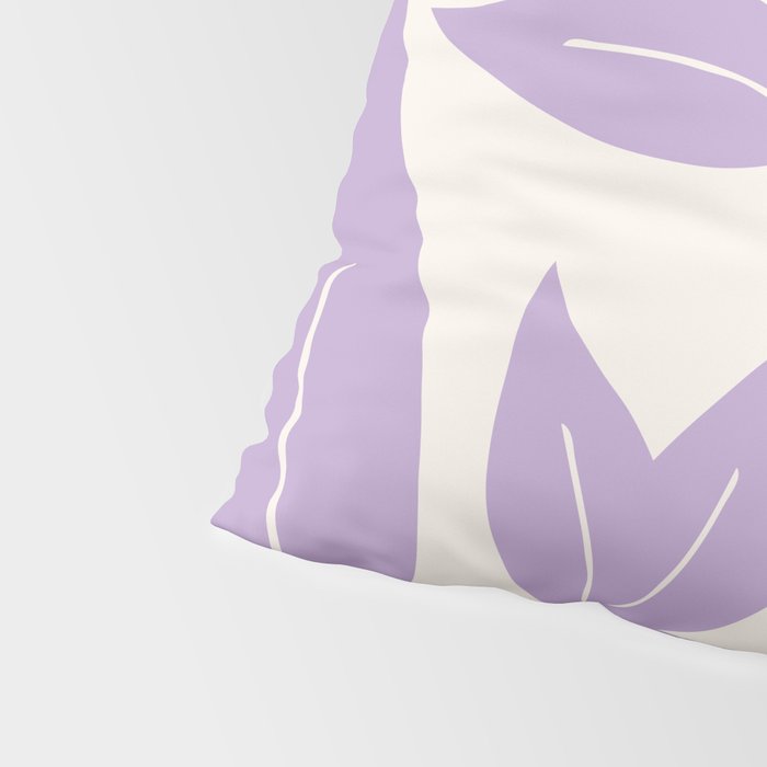 Purple Leaves Botanical Pillow Sham Gallery Image 4