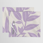 Purple Leaves Botanical Placemat Gallery Image 1