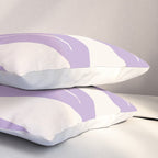 Purple Leaves Botanical Pillow Sham Gallery Image 3