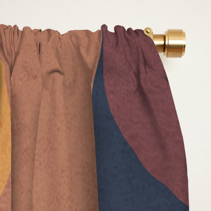 Modern geometric shapes 50 Window Curtain Gallery Image 2